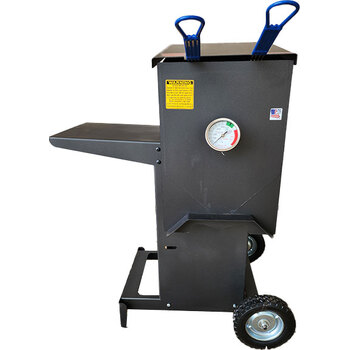 R&V Works FF2S-ST 6 Gallon 2-Basket Fryer With Stand