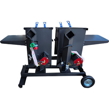 R&V Works FF4 12 Gallon 4-Basket Divided Fryer