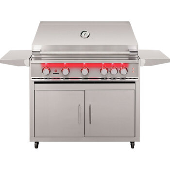 True Flame 40" Stainless Steel Freestanding Gas Grill