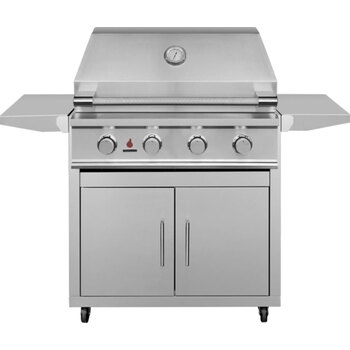 True Flame E Series 32" Stainless Steel Freestanding Gas Grill