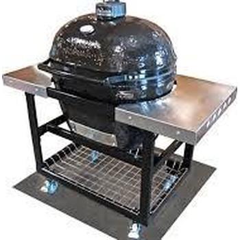 Primo 400 XL with Table, Stainless Steel Shelves and Accessories
